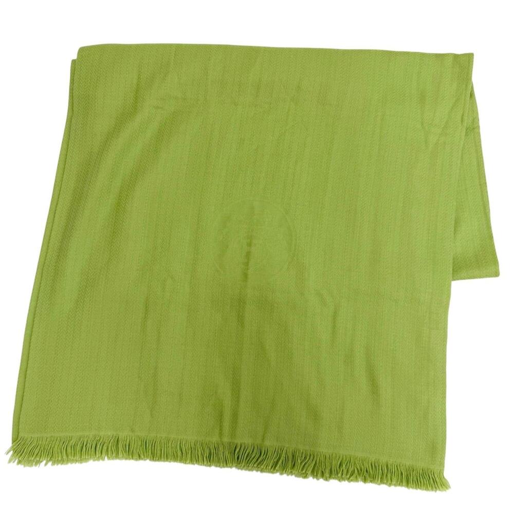 HERMES Green Silk Scarf - Picture 1 of 12